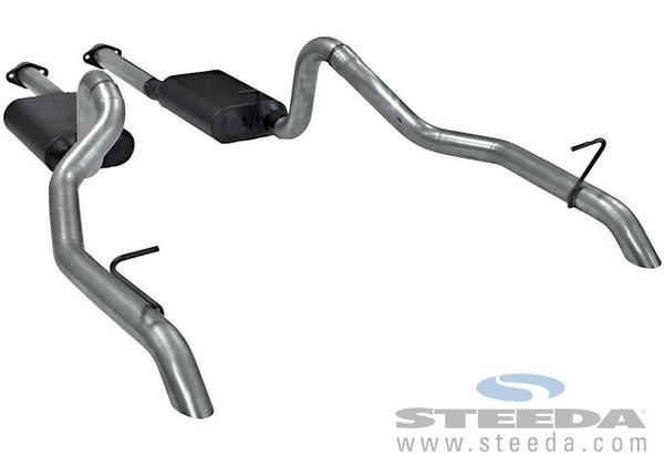 Mustang 2 Chamber Cat-Back Exhaust (87-93 5.0L GT)